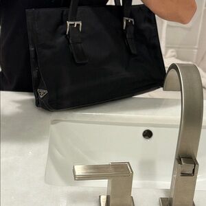 Prada Elegant Black Tote Bag